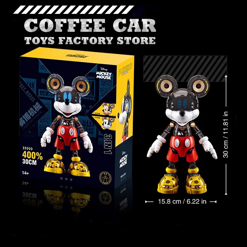 Disney Mickey Mouse 1181in 3D Building Bricks Model Assembly Figure 5