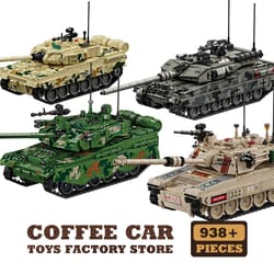 ww2 military classic tank building blocks set army armored car model toy