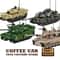 WW2 Military Classic Tank Building Blocks Set Army Armored Car Model Toy 0