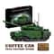 WW2 Military Classic Tank Building Blocks Set Army Armored Car Model Toy 10