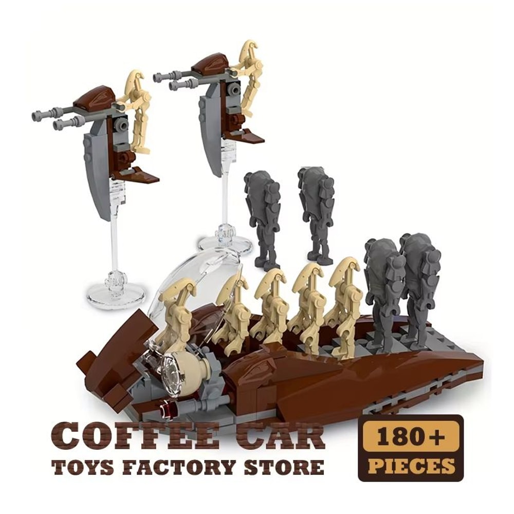 Star Plan Attack Craft Building Bricks Set 3D Robot And Spacecraft Model 6