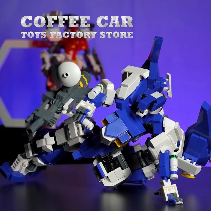 Mecha Warrior MOC Building Blocks Set Super Armor Robot Model 3