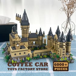 creative magic school diamond building bricks set medieval castle moc