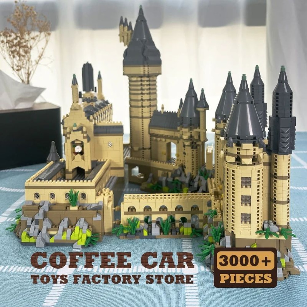 Creative Magic School Diamond Building Bricks Set Medieval Castle MOC 5