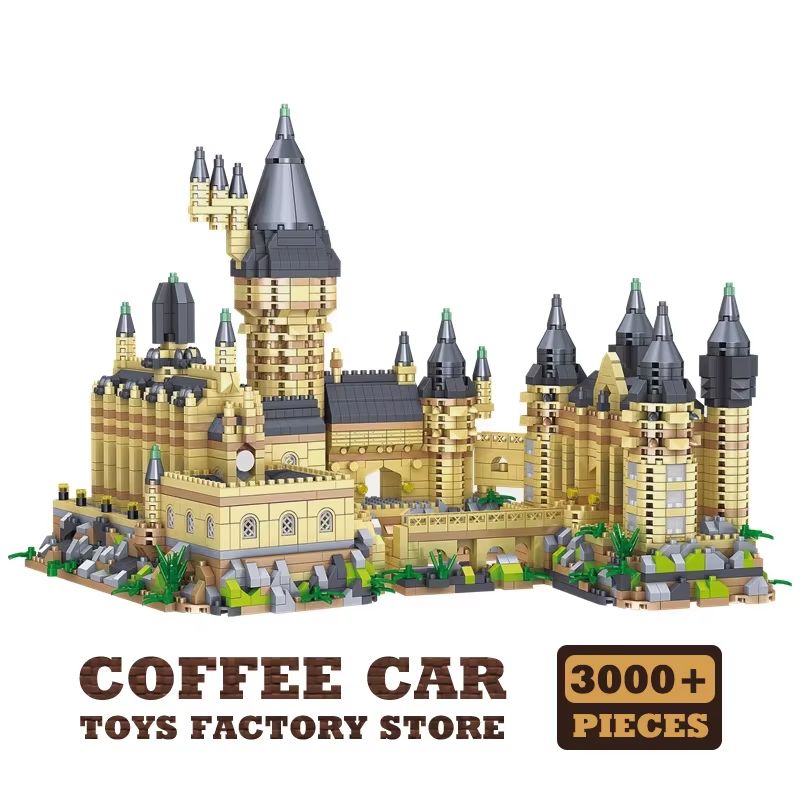 Creative Magic School Diamond Building Bricks Set Medieval Castle MOC 6