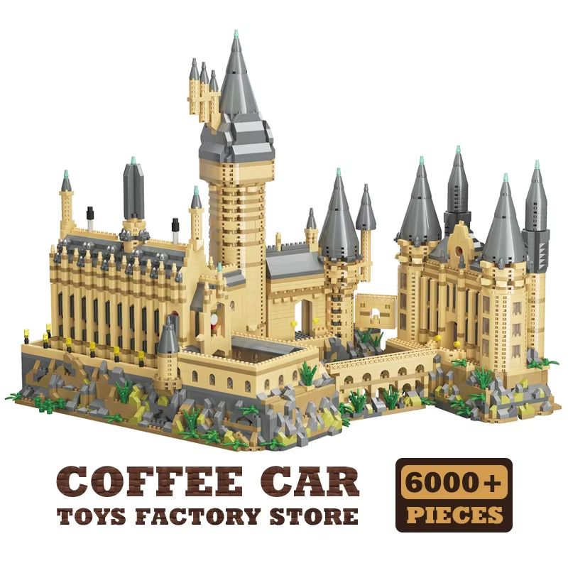 Creative Magic School Diamond Building Bricks Set Medieval Castle MOC 7