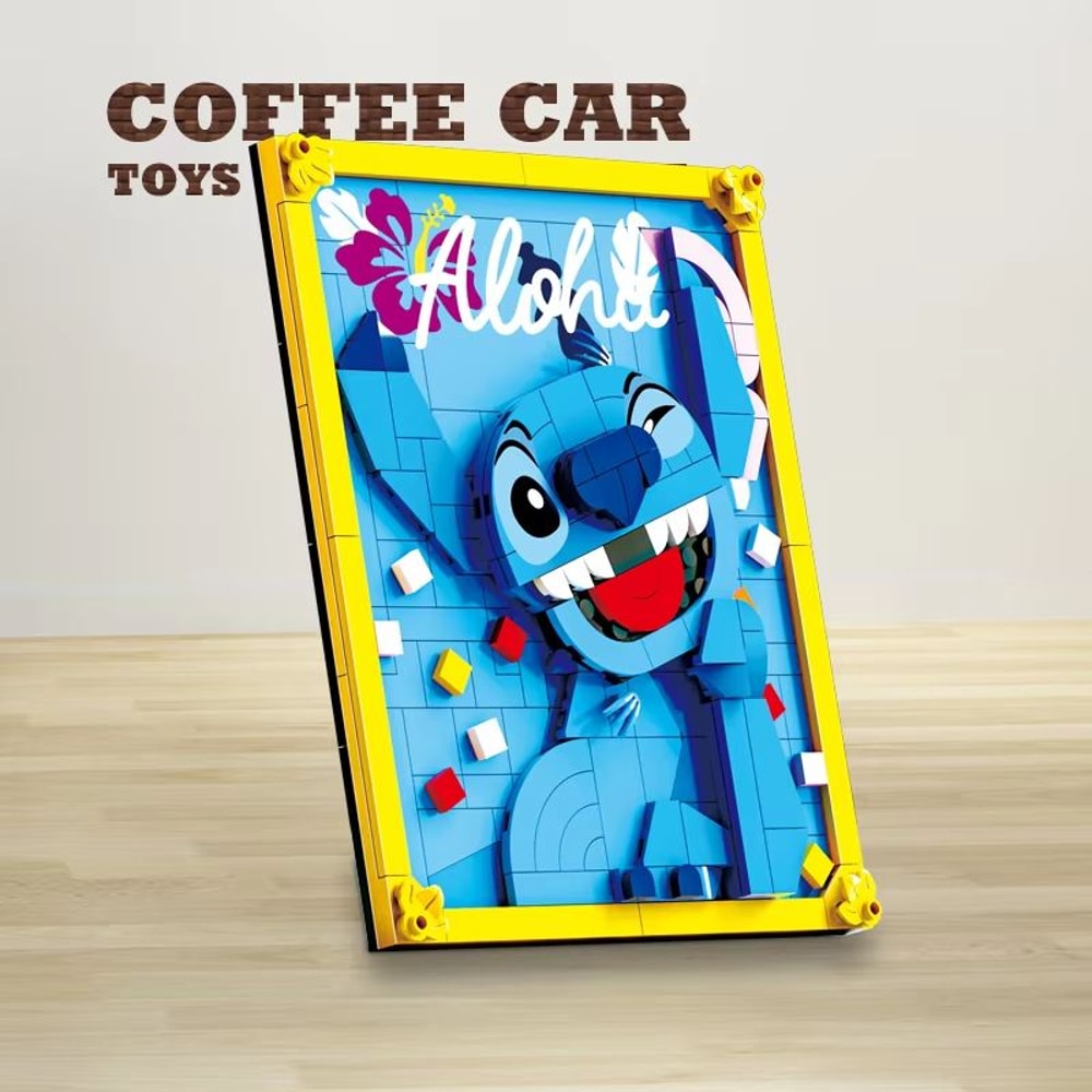 Disney Stitch DIY Mosaic Art Building Blocks Kit Pixel Wall Decor 2
