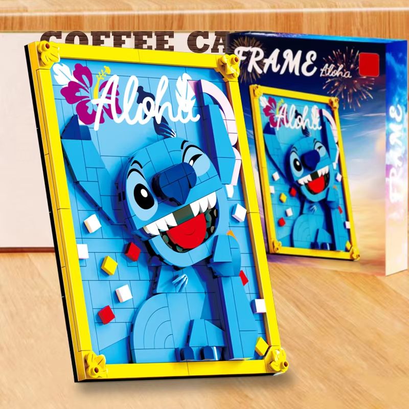 Disney Stitch DIY Mosaic Art Building Blocks Kit Pixel Wall Decor 5