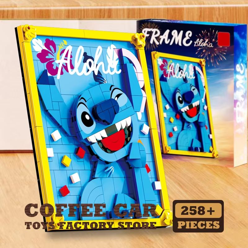 Disney Stitch DIY Mosaic Art Building Blocks Kit Pixel Wall Decor 6