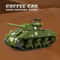 M4A3 Medium Tank Building Blocks Set WWII Military Model Toy 3