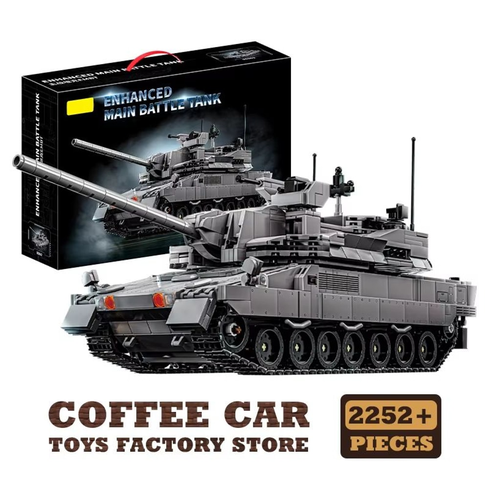 T14 Main Battle Tank Building Blocks Set Military Model Toy 12