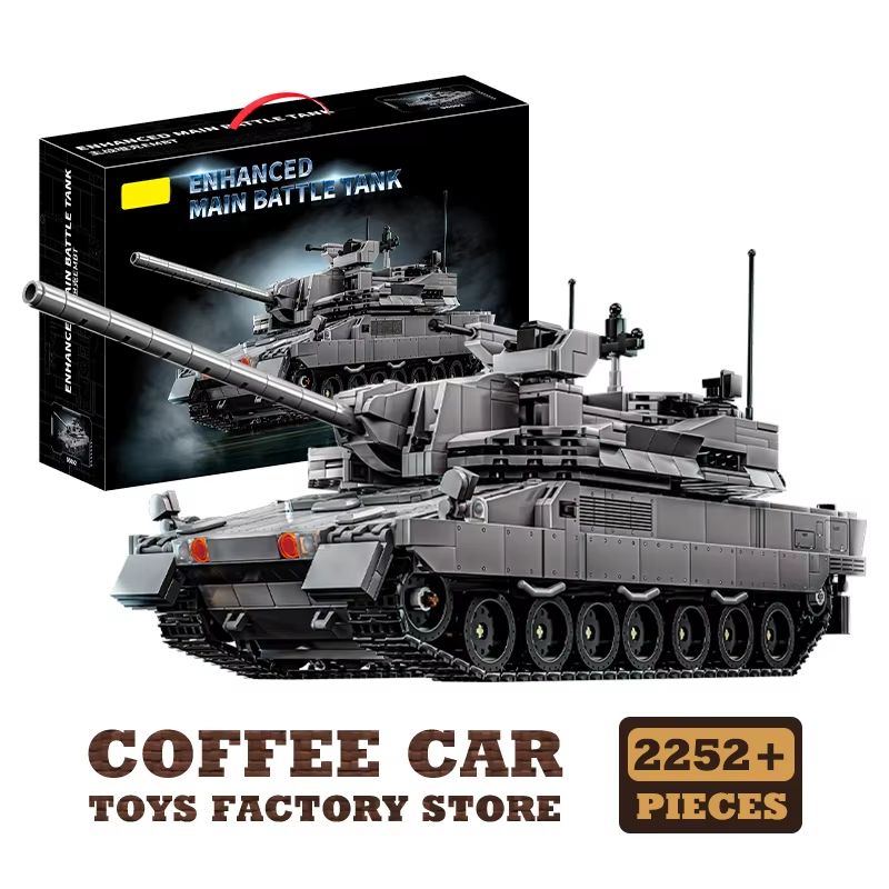 T14 Main Battle Tank Building Blocks Set Military Model Toy 12