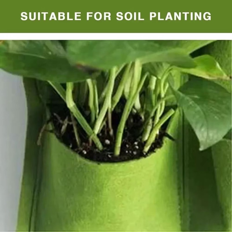 Wall Hanging Planter Bags Vertical Garden Grow Bags For Plants 3