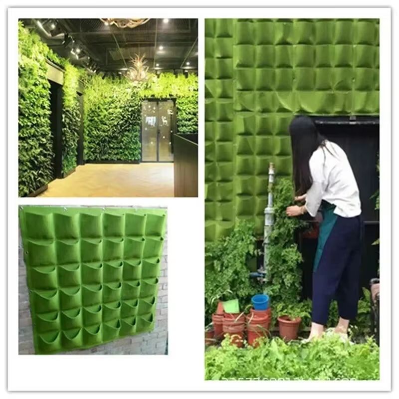 Wall Hanging Planter Bags Vertical Garden Grow Bags For Plants 4