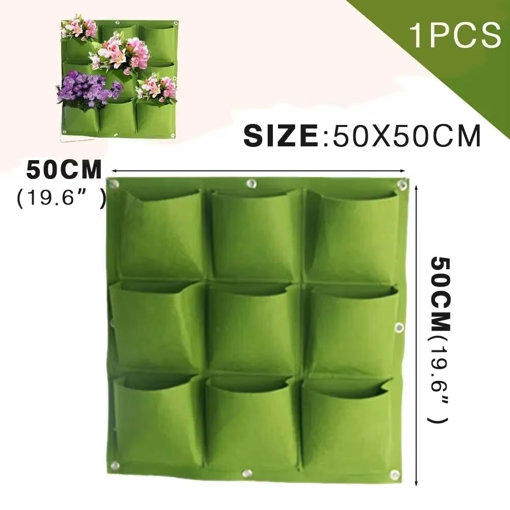 Wall Hanging Planter Bags Vertical Garden Grow Bags For Plants 6