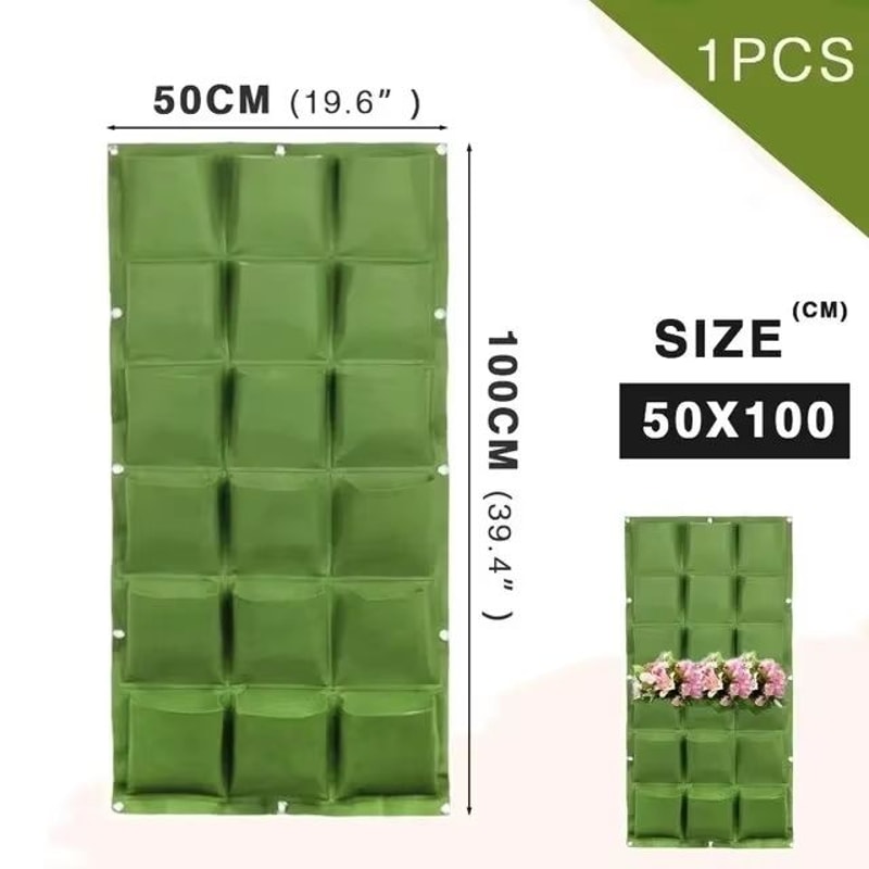 Wall Hanging Planter Bags Vertical Garden Grow Bags For Plants 7