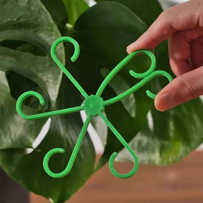 Reusable Plant Stem Support Stakes Plastic Plant Trellis Hoops For Climbing Houseplants 2