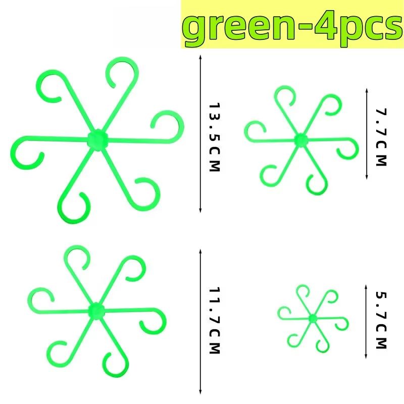 Reusable Plant Stem Support Stakes Plastic Plant Trellis Hoops For Climbing Houseplants 6