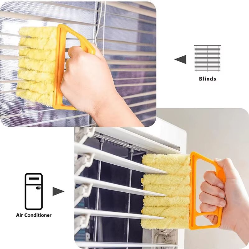 Portable Microfiber Window Cleaner For Dust And Blinds 1