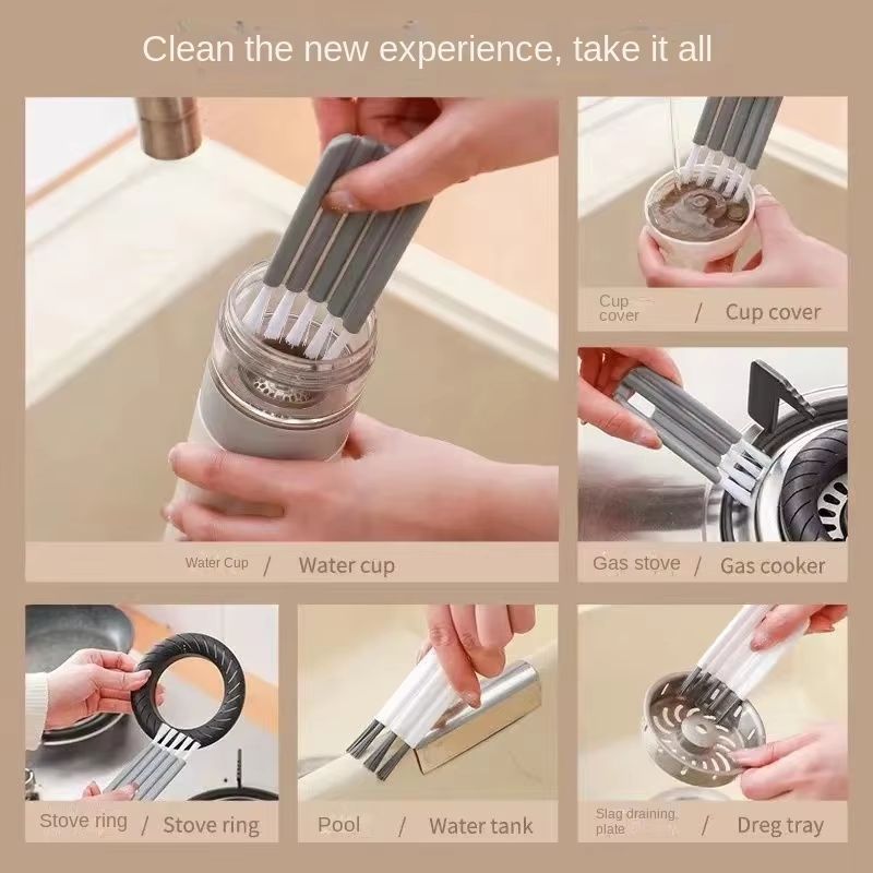 Multifunctional Flexible Gap Cleaning Brush Soft Bristle Kitchen And Household Tool 3