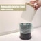 Modern White And Black DoubleLayer Trash Bin With PressTop Lid 4