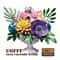 Creative Bonsai Building Blocks Bouquet 3D Model DIY Flower Kit 8