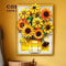 Creative Sunflower Brick Art Frame Kit 3D DIY Bouquet Building Blocks 1