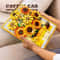 Creative Sunflower Brick Art Frame Kit 3D DIY Bouquet Building Blocks 3