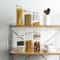 Clear Airtight Plastic Storage Jar For Kitchen Snacks Cereals Beans 2