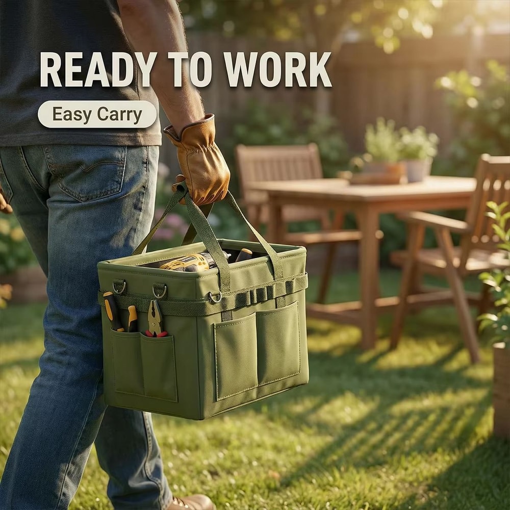 Heavy Duty Waterproof Oxford Cloth Tool Bag Organizer With MultiPocket Storage 1