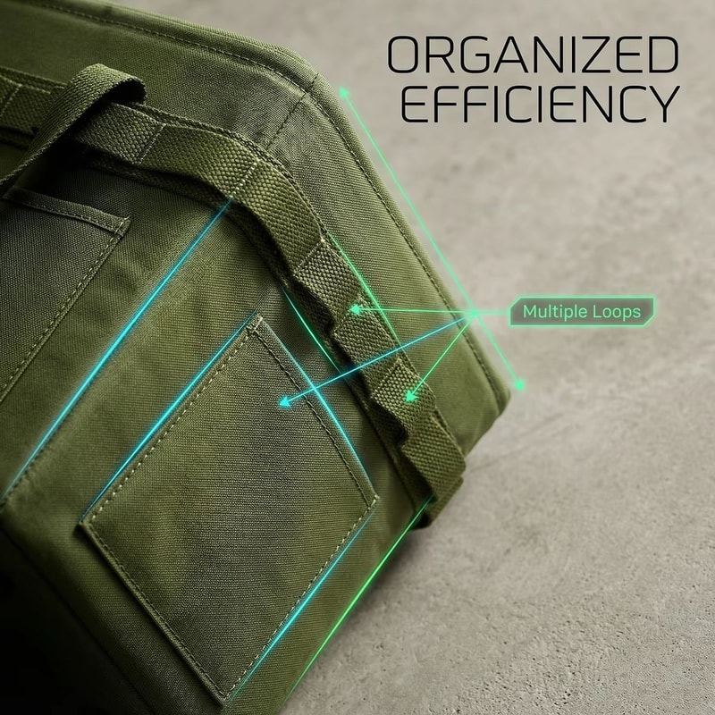 Heavy Duty Waterproof Oxford Cloth Tool Bag Organizer With MultiPocket Storage 3