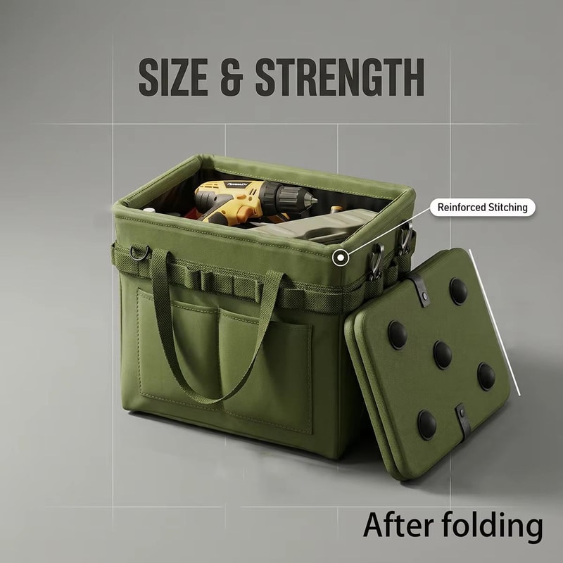 Heavy Duty Waterproof Oxford Cloth Tool Bag Organizer With MultiPocket Storage 5