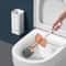 Silicone Golf LongHandle Toilet Brush With WallMounted Holder 360 Flexible Head Bathroom Cleaner S 3