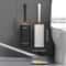 Silicone Golf LongHandle Toilet Brush With WallMounted Holder 360 Flexible Head Bathroom Cleaner S 4