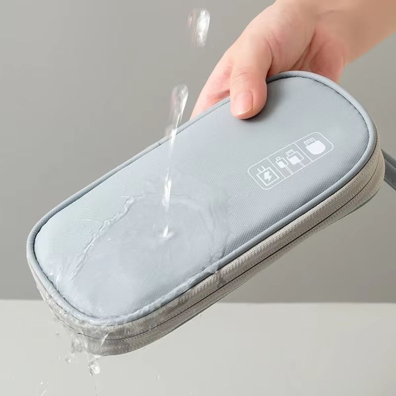 Portable Travel Accessories Organizer Pouch Small Electronics Storage Bag 4