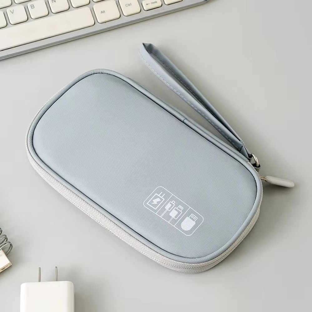 Portable Travel Accessories Organizer Pouch Small Electronics Storage Bag 7
