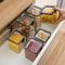 Clear Plastic Food Storage Container With Lid For Kitchen Organization 1