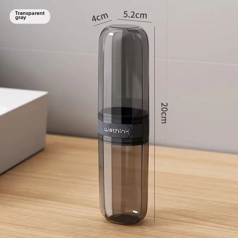 Transparent Portable Toothbrush Travel Case For Trips 7