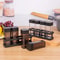 4in1 Stackable Spice Organizer Set With Airtight Bottles 2