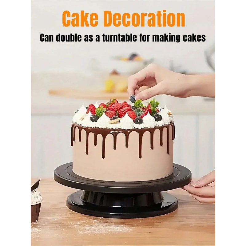 Rotating Cake Turntable With AntiSkid Base For Decorating And Crafting 1