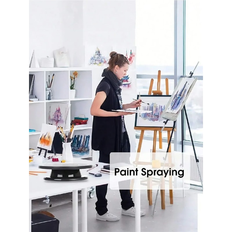 Rotating Cake Turntable With AntiSkid Base For Decorating And Crafting 5