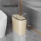 Narrow Press Ring Trash Can With Lid For Bathroom And Small Spaces 9
