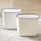 Narrow Press Ring Trash Can With Lid For Bathroom And Small Spaces 5
