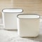 Narrow Press Ring Trash Can With Lid For Bathroom And Small Spaces 5