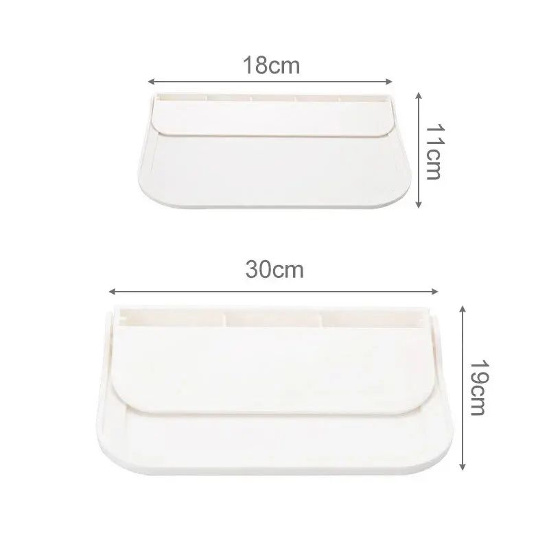 Foldable Wall Mounted Storage Shelf Punch Free Phone Holder And WiFi Router Rack 5