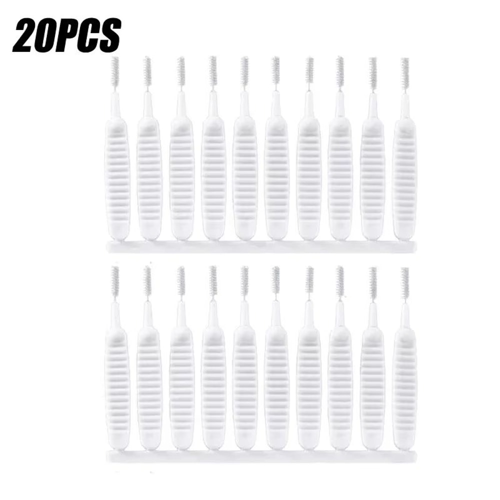Micro Nylon Shower Cleaning Brush Nozzle Set For Bathroom Jets 8