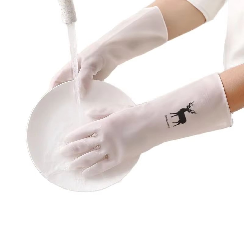 Waterproof Latex Kitchen And Housework Cleaning Gloves 4