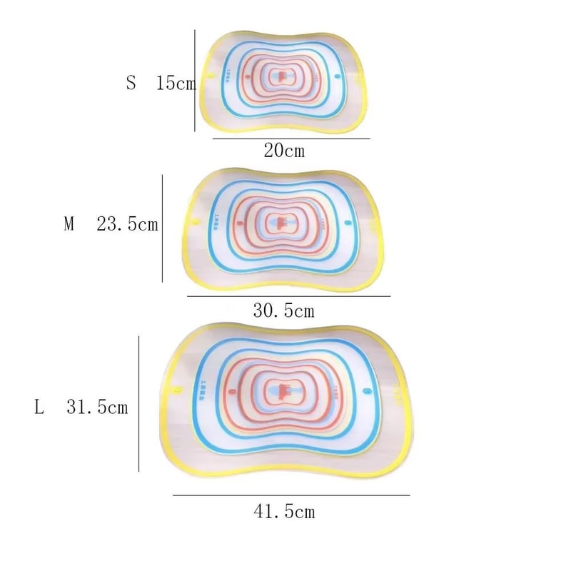 NonSlip Transparent Plastic Cutting Board For Kitchen Prep 5