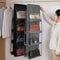 Transparent Hanging Handbag And Shoe Storage Organizer With Hanger 0
