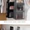 Transparent Hanging Handbag And Shoe Storage Organizer With Hanger 2